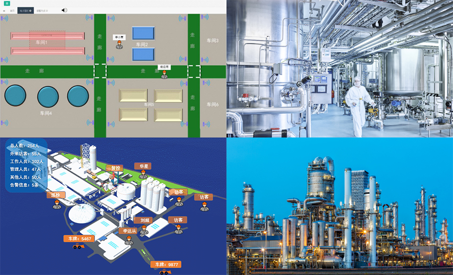 化工廠人員定位系統(tǒng)設(shè)計(jì)UWB射頻模組人員來(lái)訪管理